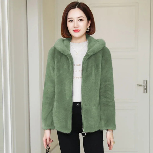 Sudadera Con Capucha Cálida De Forro Polar Para Mujer, Moda De Invierno, Estilo Comun