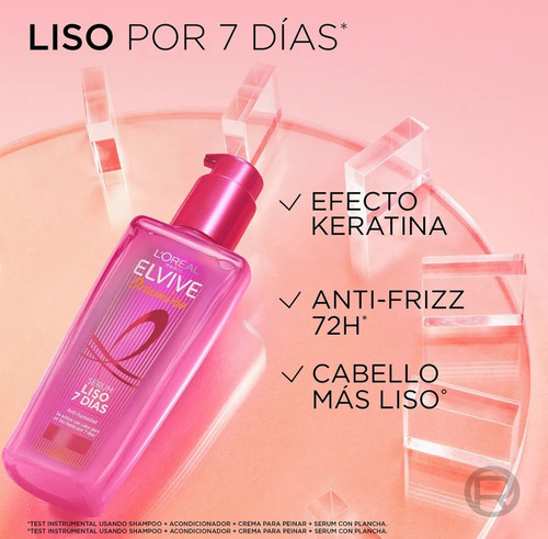 Serum Elvive Dream Liso 7 Días,cabello Con Frizz, 100 Ml