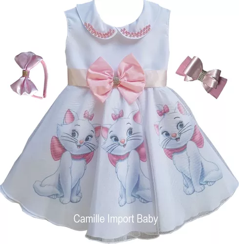 Vestido Infantil Marie Festa Princesa Baby Luxo Feminino