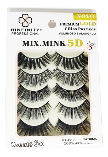  Cílios Postiços Hinfinity Professional Mix Mind 5d