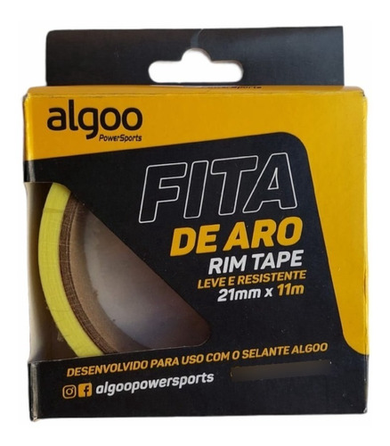 Fita De Aro Algoo Tubeless 21mm X 11m - Bike Mtb