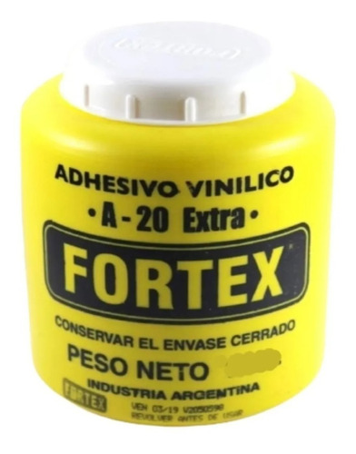 Cola Vinilica Adhesiva Fortex X 1/4kg Madera Carpintero Piso