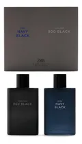 Comprar Zara Navy Black + 800 Black 2 X 90ml Edt Para Hombre Volumen De La Unidad 180 Ml