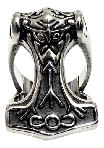 Anillo Thot Ra Martillo Thor Mjolnir Dios Del Trueno F-596