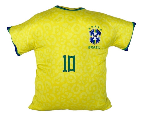 Almofada Decorativa Em Formato De Camisa Jogadores Futebol