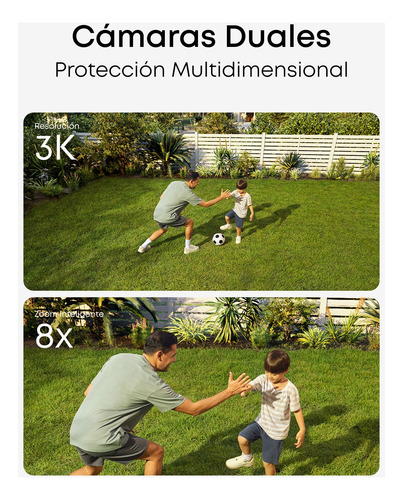 Cámara De Seguridad Eufy Floodlight E340 Exterior 6mp 360°