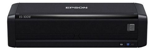 Escáner Duplex Epson Workforce Es-300w Wifi Portátil Color Negro