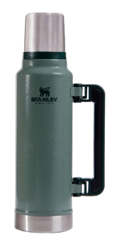Termo Stanley Classic Bottle De 1.4lts Verde Tapon Cebador