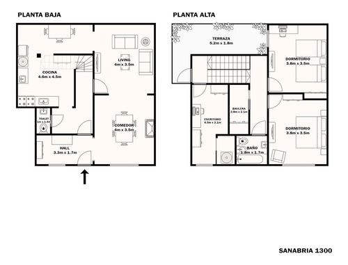 Venta Casa 3 Ambientes Depend Y Terraza - Floresta