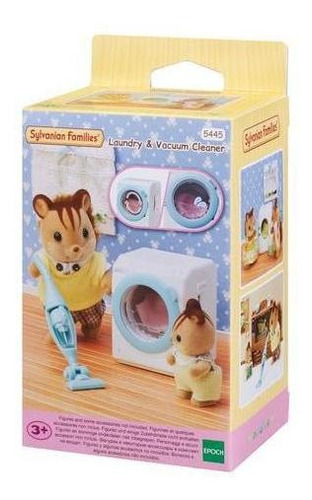 Sylvanian Families Maquina De Lavar Roupa E Aspirador De Pó