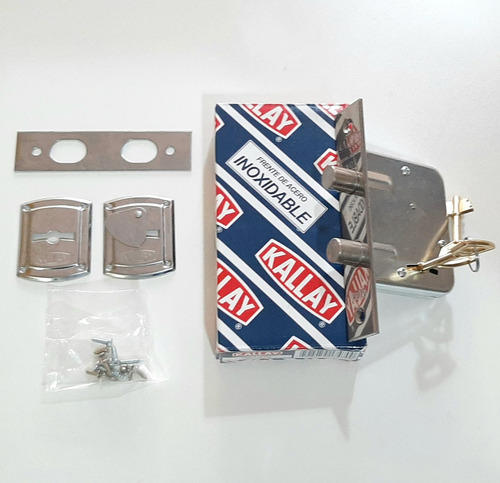 Imagen 5 de 8 de Cerrojo Para Puerta Seguridad Exterior Kallay 4010