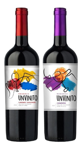 2x Vino Un Vinito Reserva Cabernet Sauvignon - Carmenere