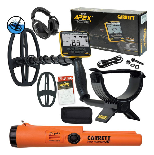 Garrett Ace Apex Detector 6 X 11 Bobina Z-lynk Mmg