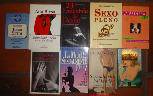 Lote Libros Sexualidad Libros Sexologia Lote Oferta B Estado