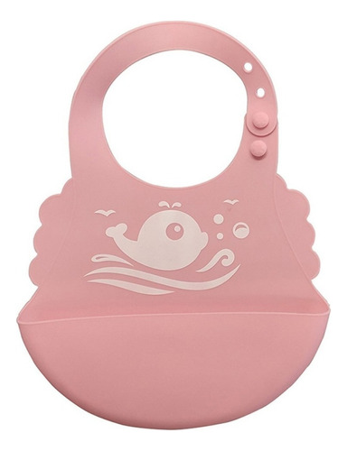 Babador De Silicone Bebe Impermeavel Pega Migalhas Infantil