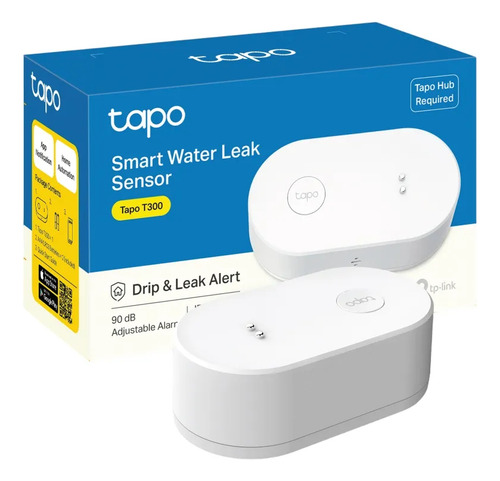 Sensor Inteligente Wifi De Fugas De Agua Tp-link Tapo T300 Color Blanco