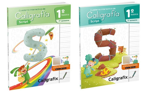 Caligrafia Script 1° Basico 1er Y 2do Semestre - Caligrafix