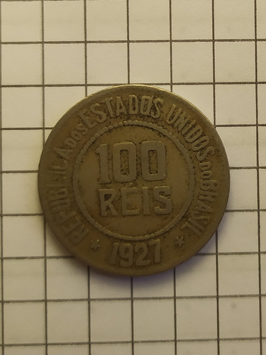 Moeda 100 Réis 1927