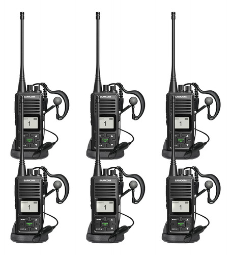 Samcom Fpcn10a Radios Bidireccionales De Largo Alcance, Bate