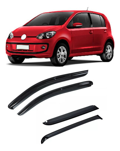 Juego (x4) Deflector Adhesivo Ventana Vw Up! 2014/21 Coliza