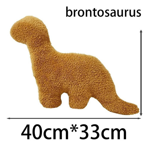 Peluche Brontosaurio Dinosaurio Suave Y Divertido Café