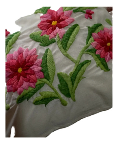 Funda Almohadón 46x46 Cm Con Motivo Para Bordar Elefante