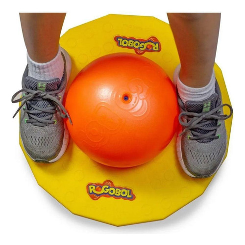 Pogobol Laranja Com Amarelo Pula Pula Estrela