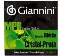 Imagem 2 de 3 de Encordoamento P/ Violao Nailon Giannini Genws Cristal/prata