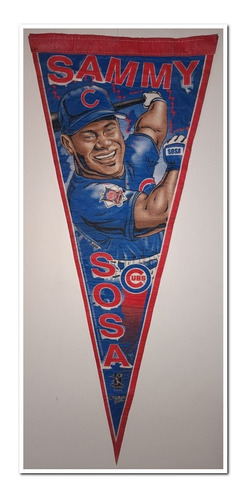 Banderín Béisbol Sammy Sosa, 72,5x29.5 Cms. 2001