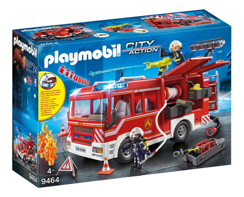 Playmobil 9464 Camión De Bomberos City Action 100% Original