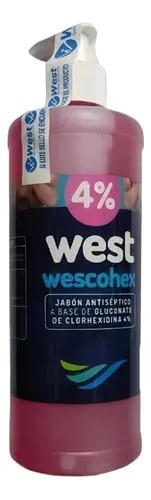 Wescohex Jabon 4% Clorhexidina 500ml