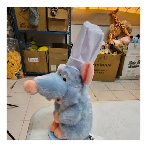 Peluche Ratatouille Disney Original Pega Al Hombro Imán 17cm