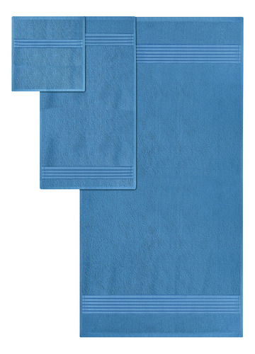 Juego De Toallas Utopia Towels, 8 , 100% Algodón De Pr