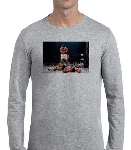 Remera De Hombre Muhammad Ali Boxeo Pelea Knock Out Ml