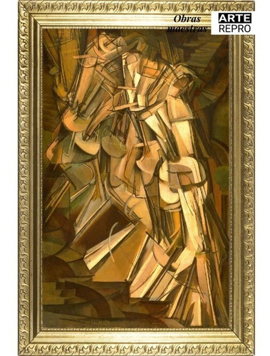 Desnudo Bajando Escalera -duchamp - Obra Maestra Cuadro Arte