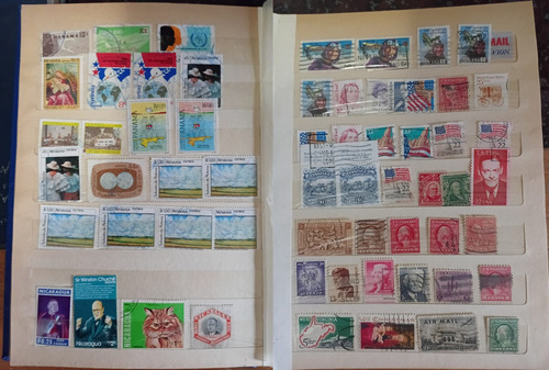 Lote2521 Clasificador Con 415 Estampillas Usa Y América