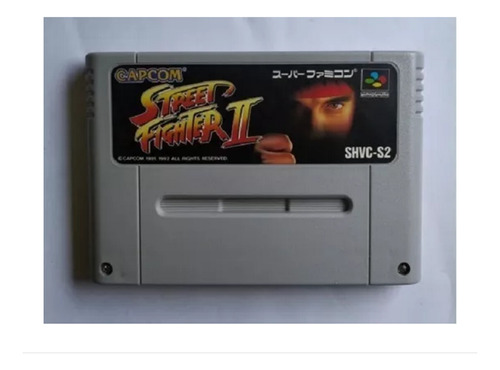 Street Fighter 2 Super Famicom Original Ótimo Estado Cod149