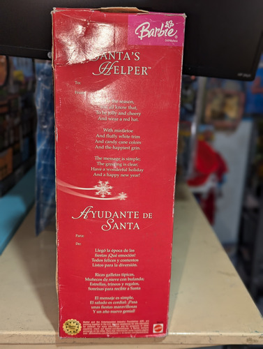 Barbie Ayudante De Santa 2004 (Usado)