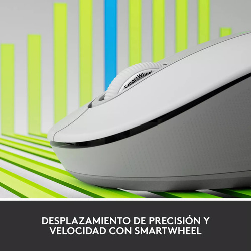 Kit Teclado Y Mouse Logitech Mk950 Blanco Español Qwerty Blanco Blanco
