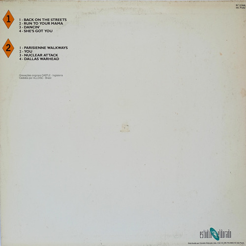 Lp Gary Moore - Live At The Marquee - 1989 Excelente (Usado)