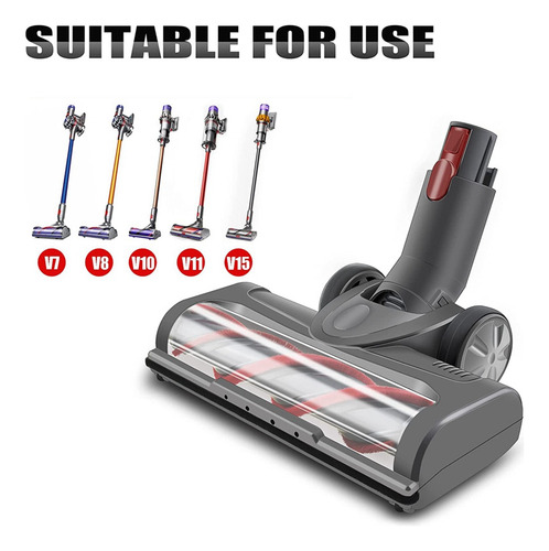 Eléctrico Motorizado Para Dyson V7 V8 V10 V11 V15, Con Led L