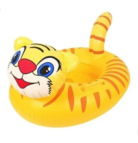 Flotador Inflable Tigre Para Niños Playa O Piscina