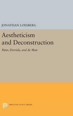Libro Aestheticism And Deconstruction - Jonathan Loesberg