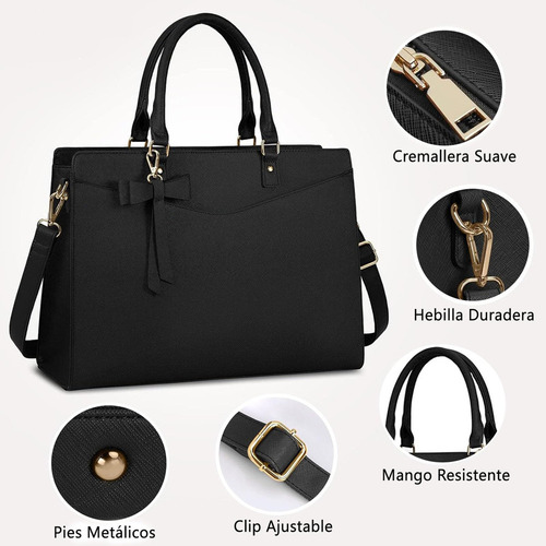 D Bolsa Para Laptop Mujer, Bolso Para Mujer De Pu 15,6