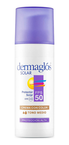 Protector Solar Dermaglos® Facial F50 | Tono Medio Dermagló
