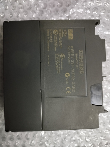 Siemens Sm331 Ai 8x12bit, 6es7 331-7kf02-0ab0 Usado. (Usado)
