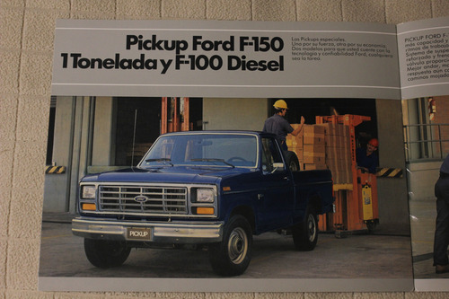 Ford F 100 Y F 250 1986 Pick Ups Catalogo De Venta (Usado)