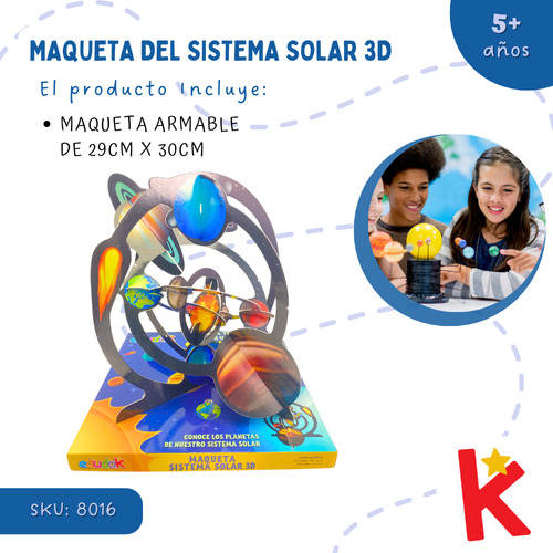 Maqueta Del Sistema Solar, Planetas, Maqueta Escolar