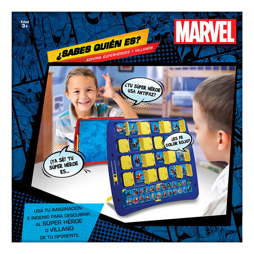 Juego De Mesa Sabes Quien Es? Marvel Novelty Jca-2424