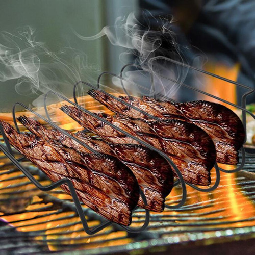 Soporte Antiadherente Para Asar 4 Costillas Para Asar Carne